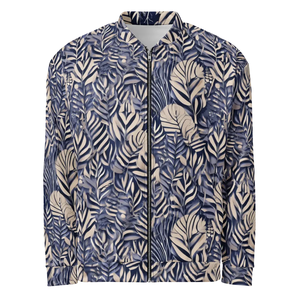 Moonlit Herbarium on Bomber Jacket — Front