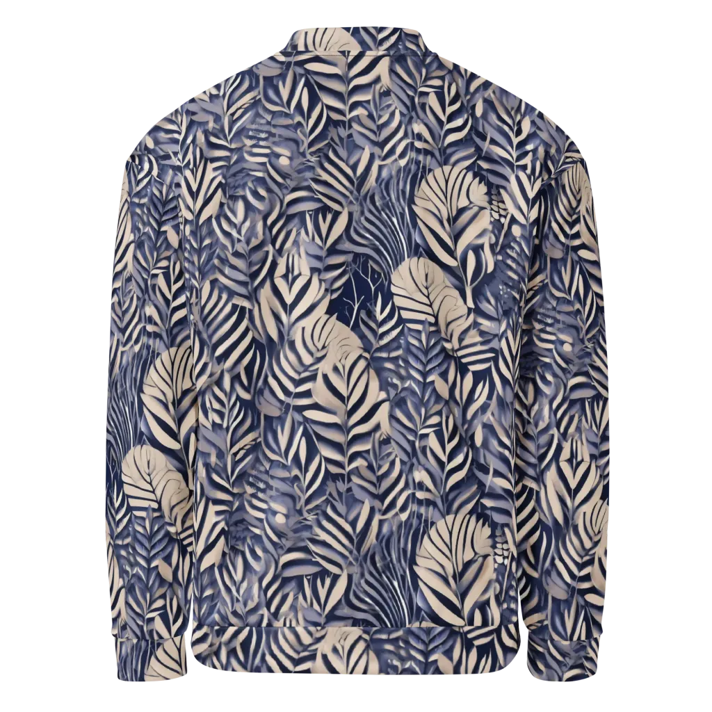 Moonlit Herbarium on Bomber Jacket — Back