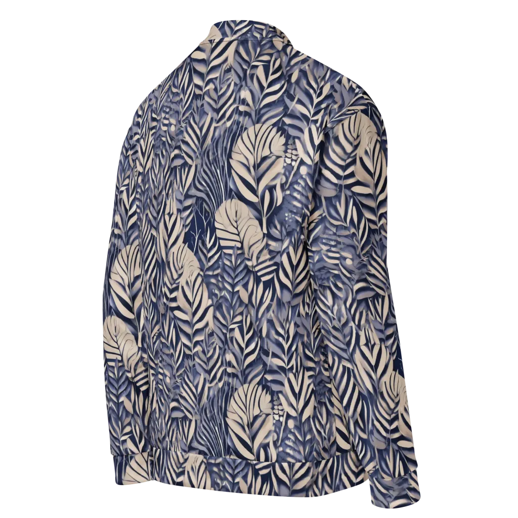 Moonlit Herbarium on Bomber Jacket — Right Back
