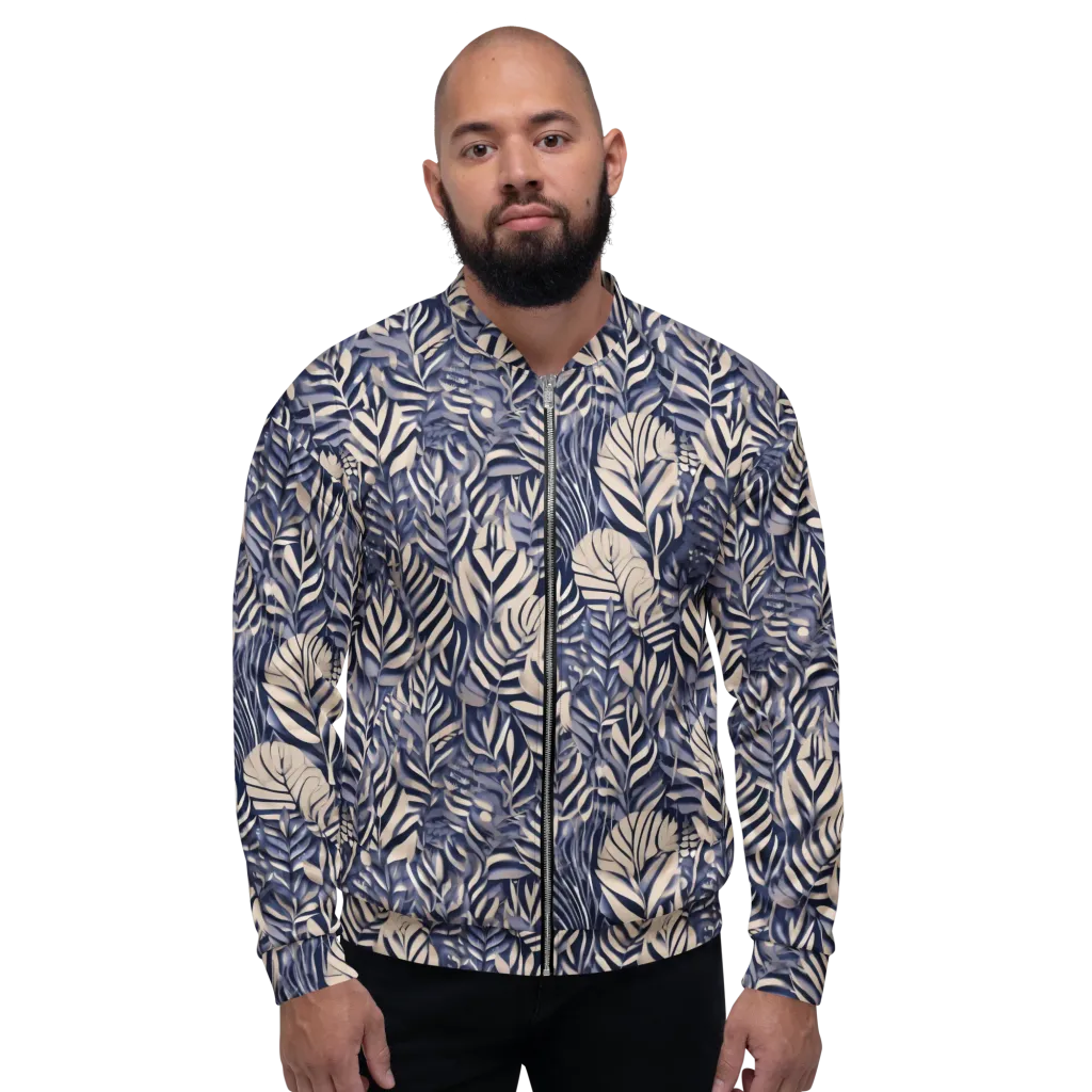 Moonlit Herbarium on Bomber Jacket — Front
