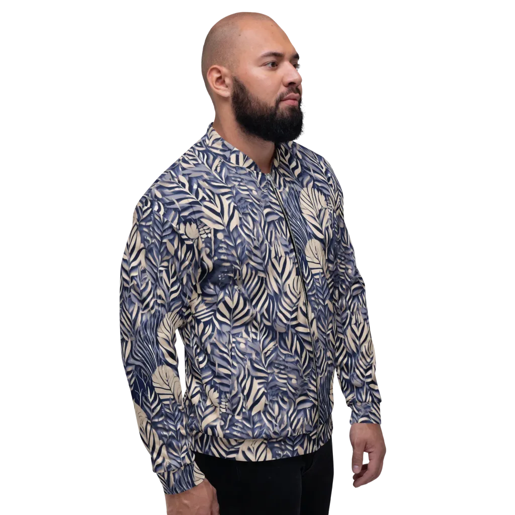 Moonlit Herbarium on Bomber Jacket — Right