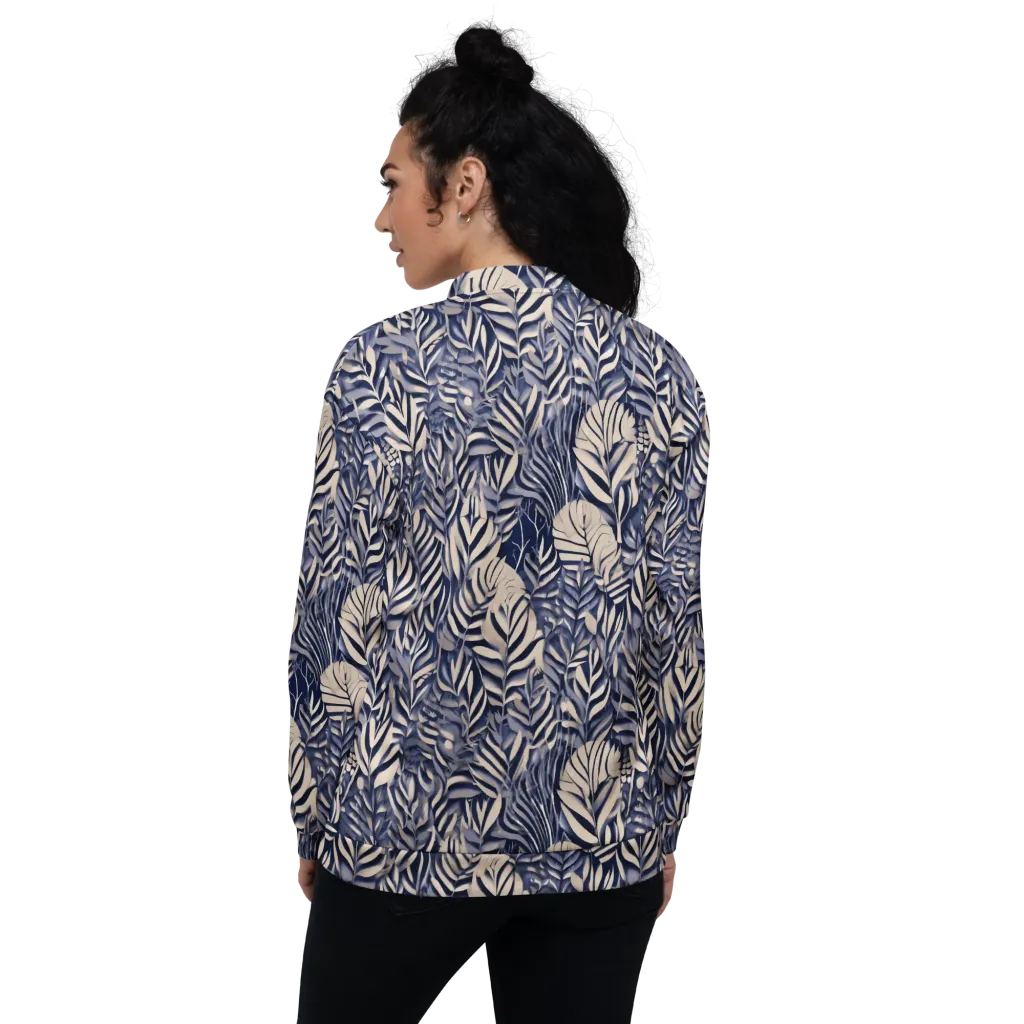 Moonlit Herbarium on Bomber Jacket — Back