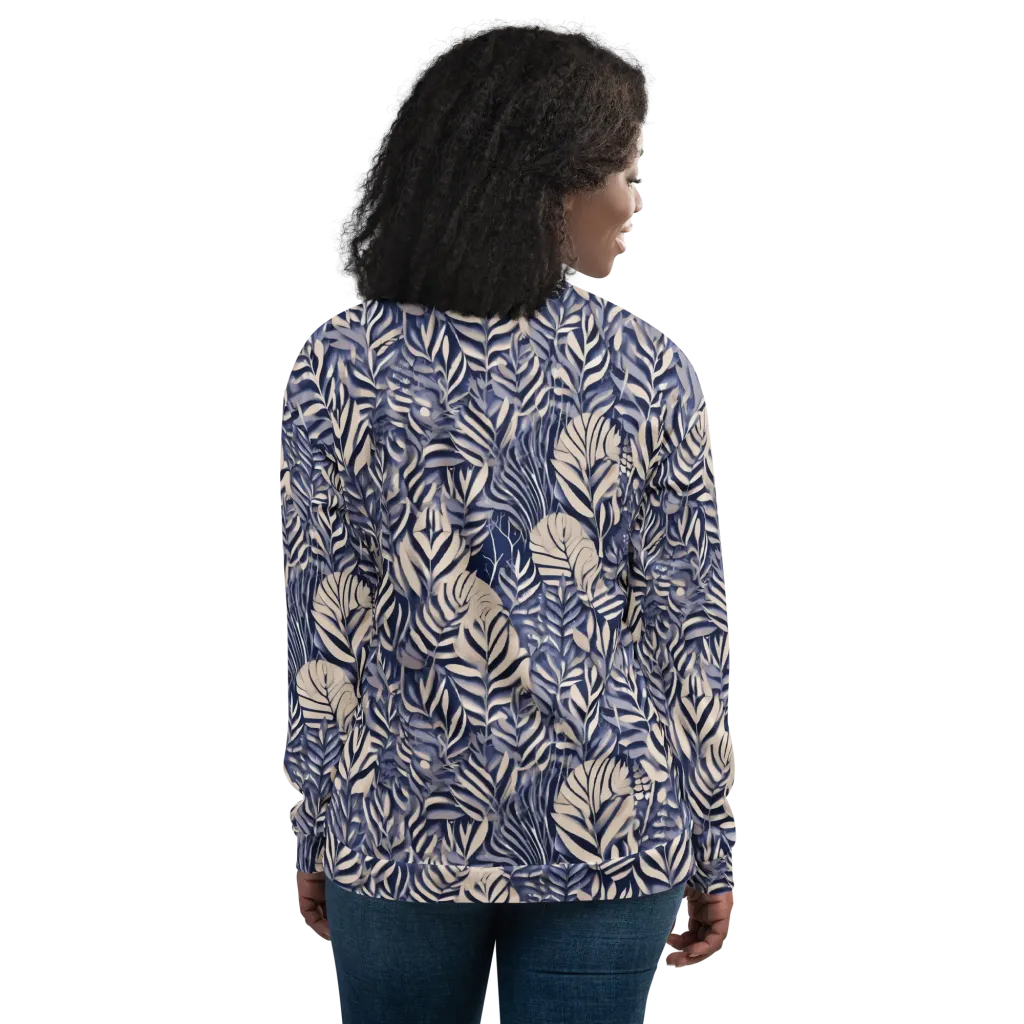 Moonlit Herbarium on Bomber Jacket — Back