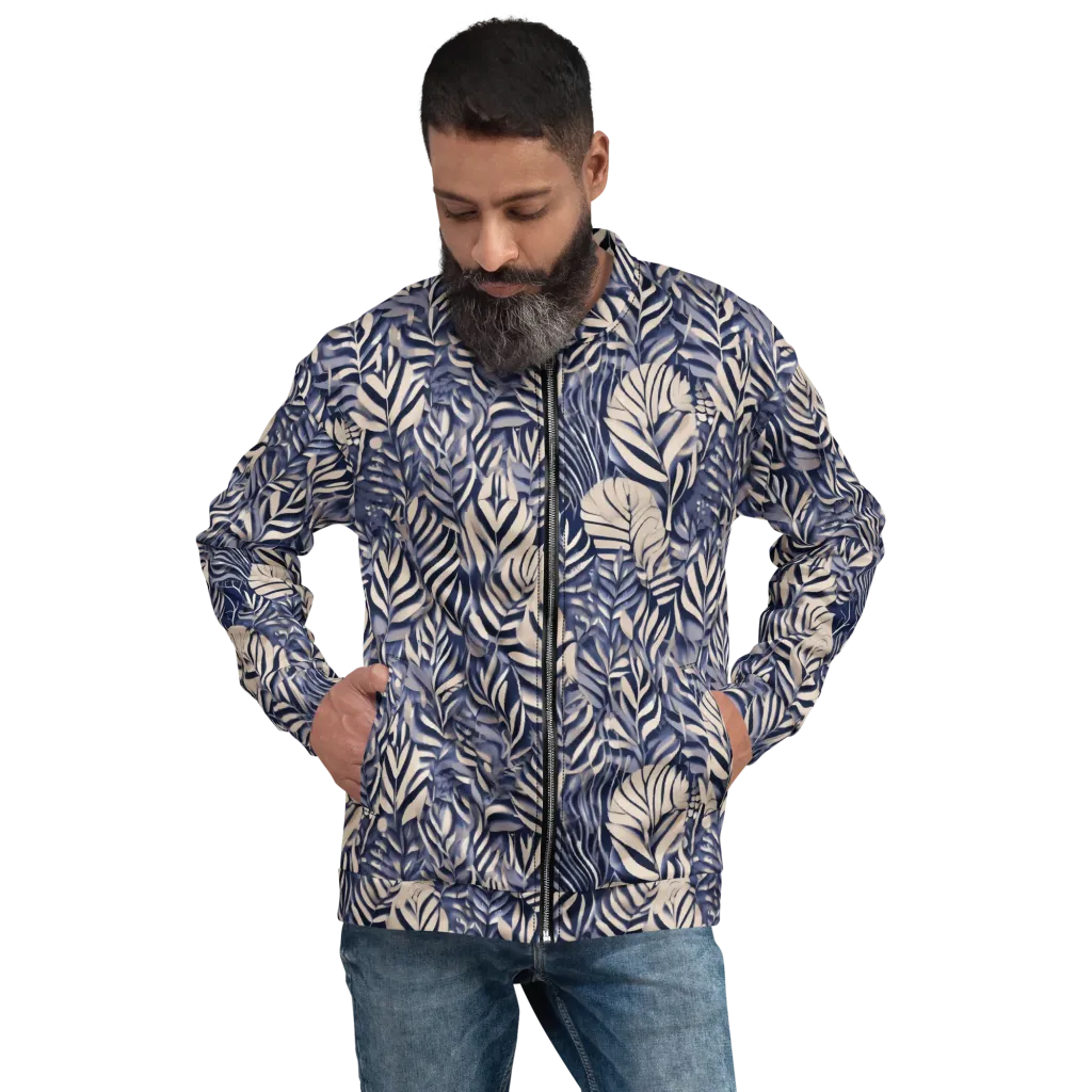 Moonlit Herbarium on Bomber Jacket — Front
