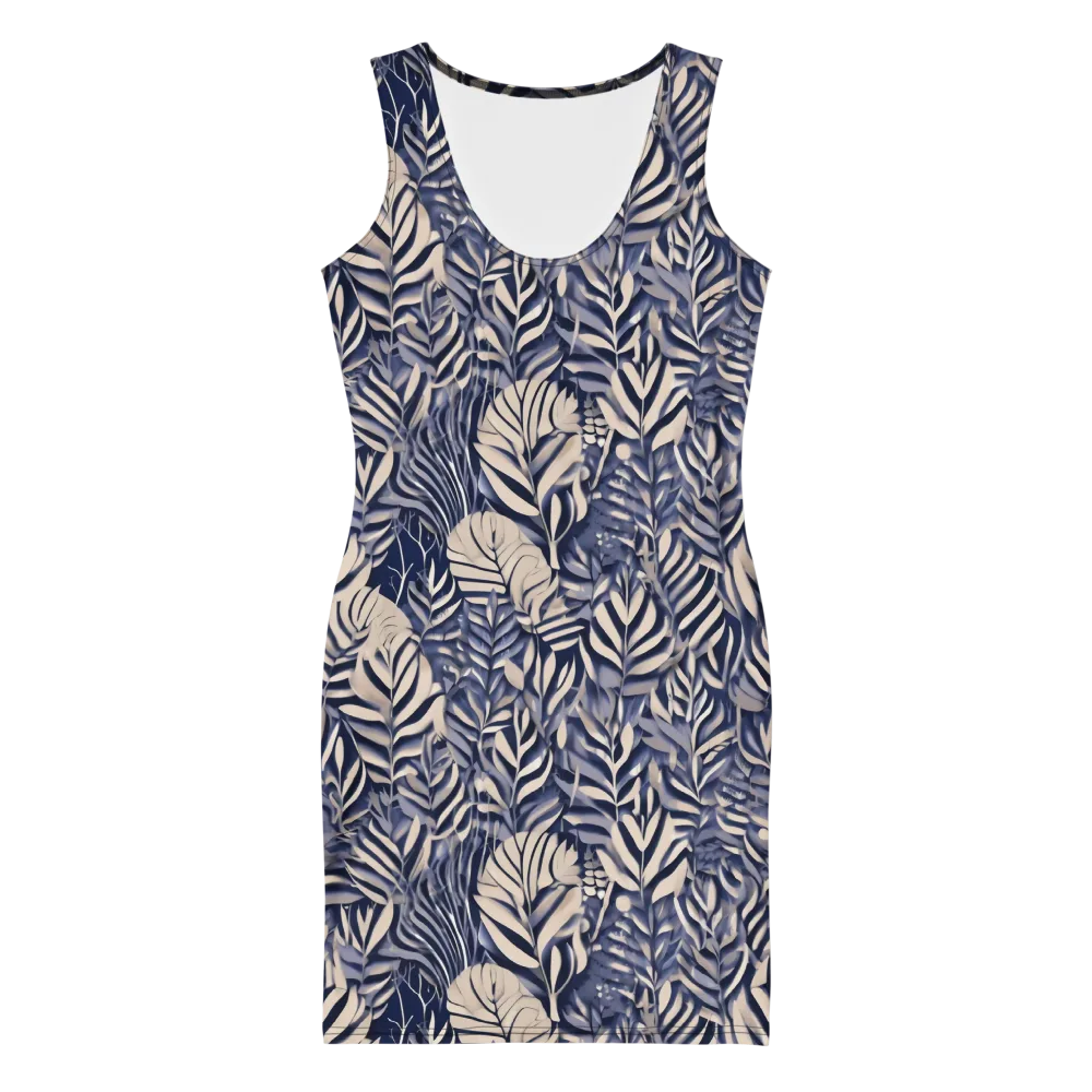 Moonlit Herbarium on Bodycon Dress — Front