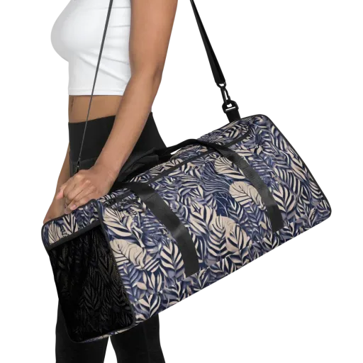 Moonlit Herbarium on a Duffle Bag