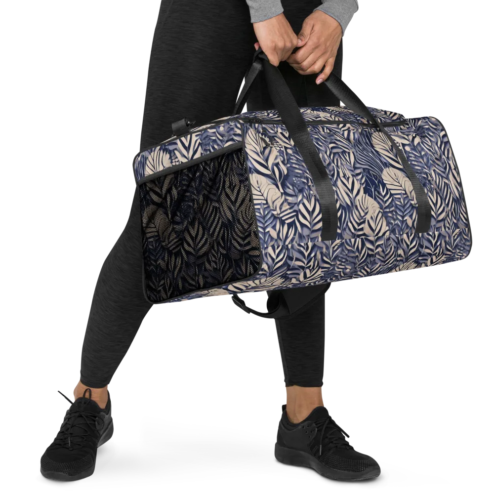Moonlit Herbarium on Duffle Bag — Right Front
