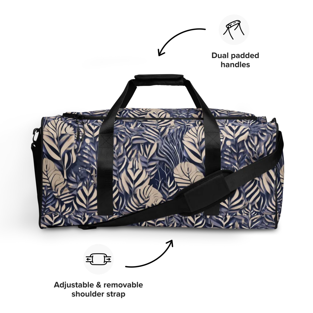 Moonlit Herbarium on Duffle Bag — Front