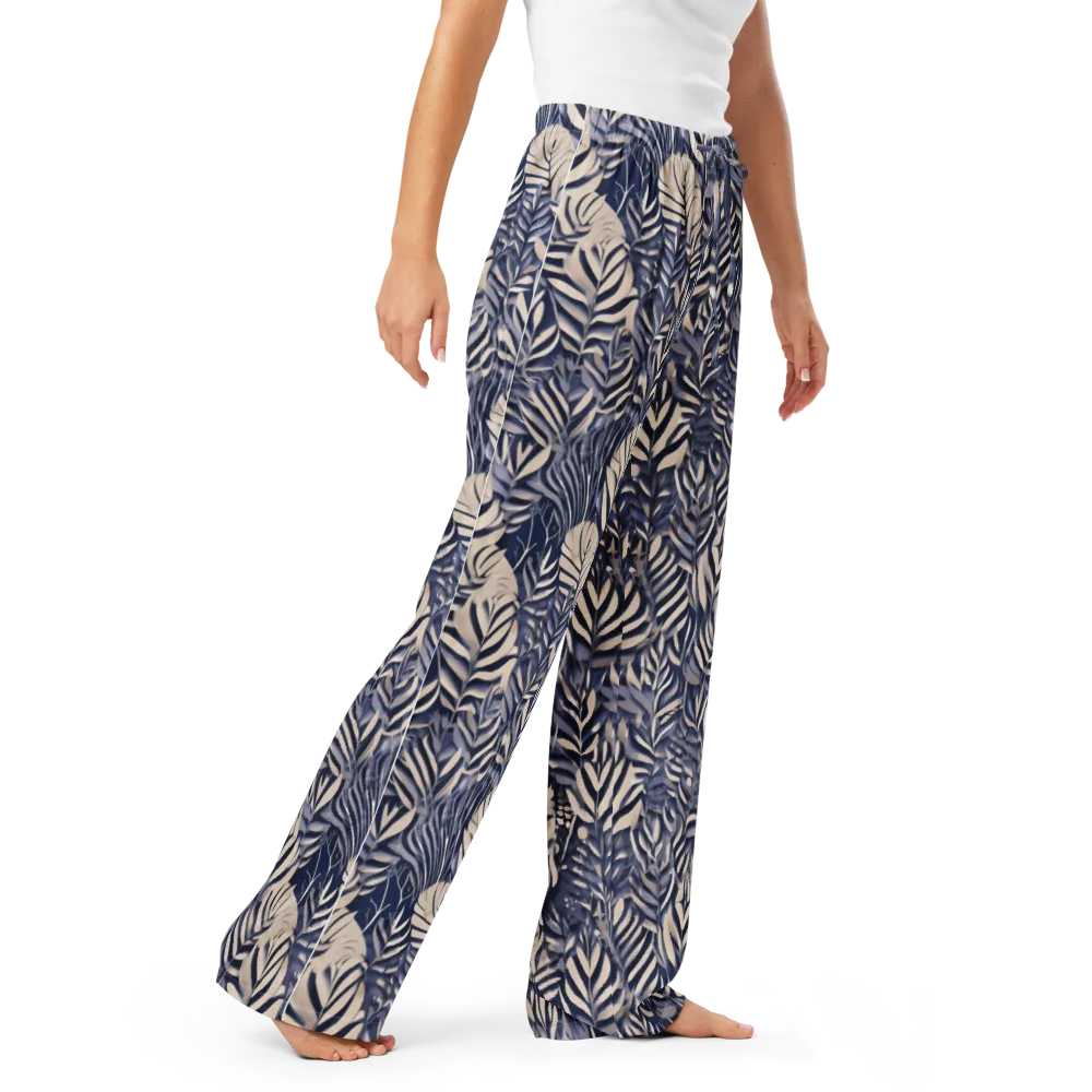 Moonlit Herbarium on Women's Pajama Pants — Right Front