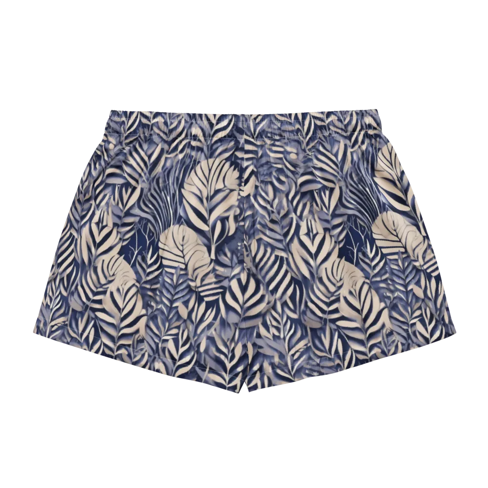 Moonlit Herbarium on Women's Pajama Shorts — Back
