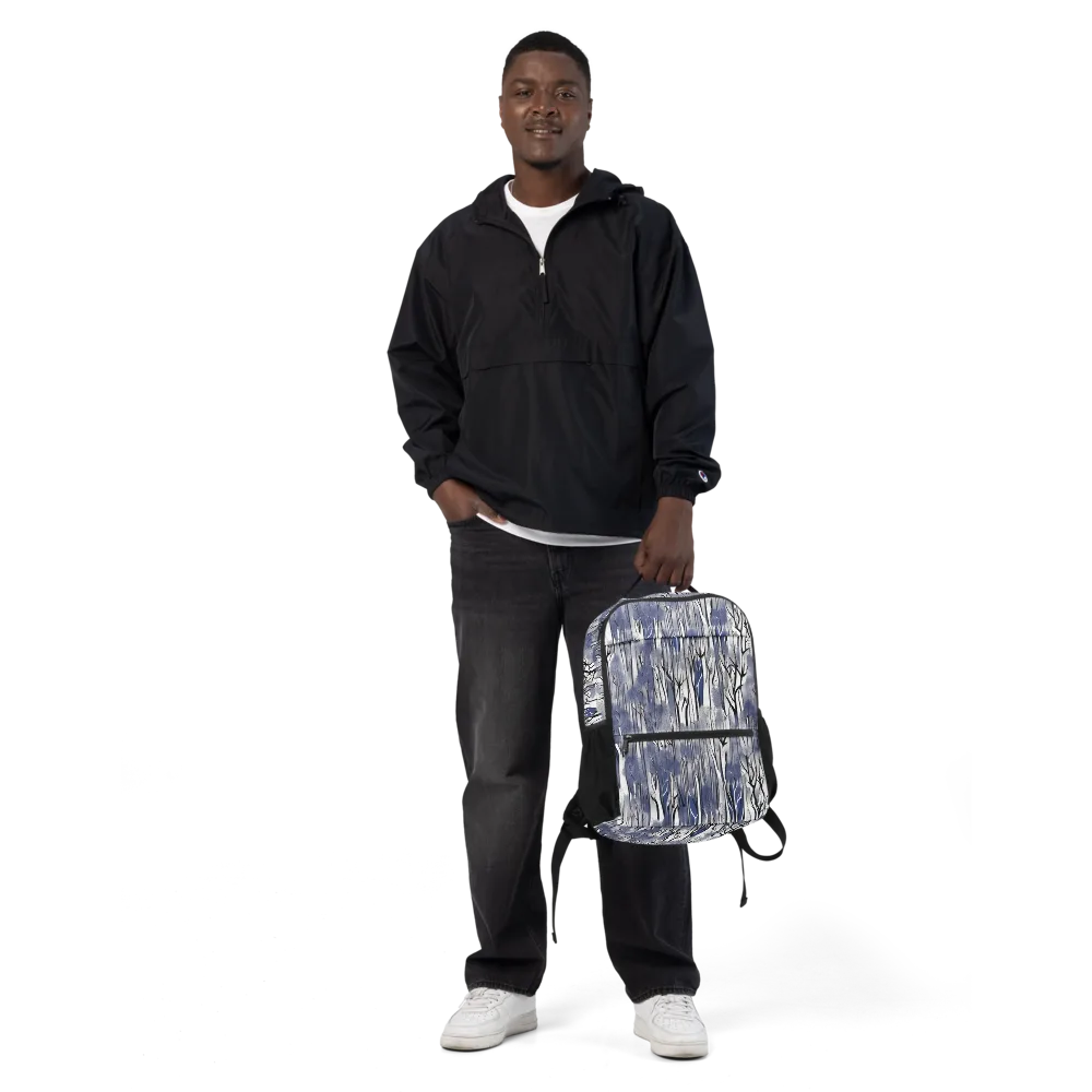 Bluewood Veil on Utility Backpack — Front