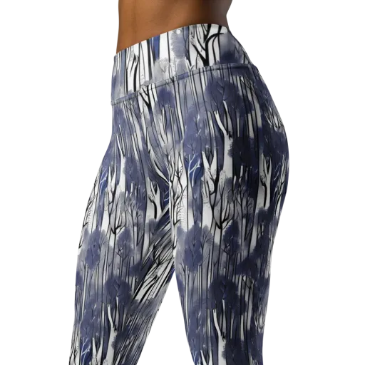 Bluewood Veil on a Yoga Leggings