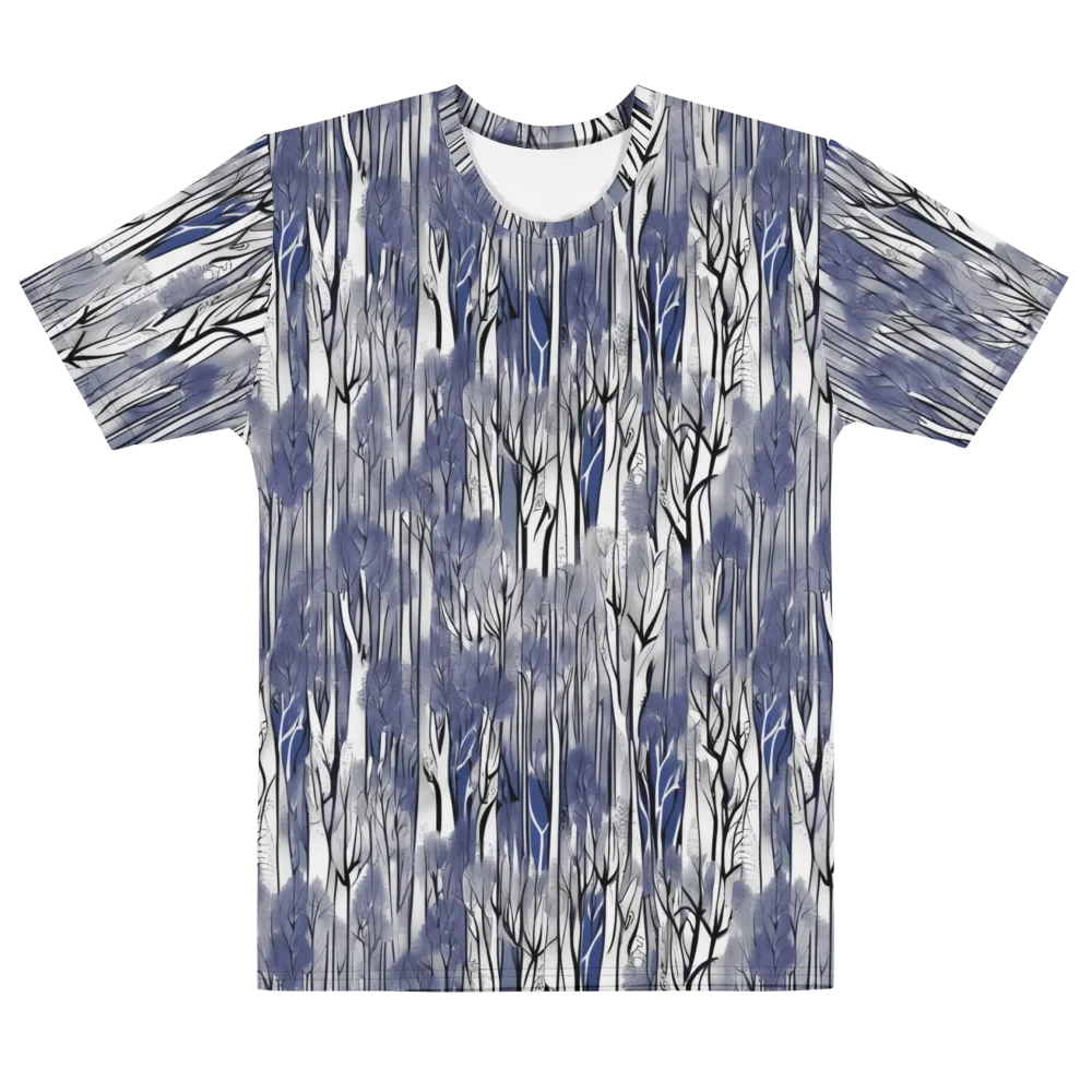 Bluewood Veil on Men's Cotton Crew Neck T-Shirt — Front