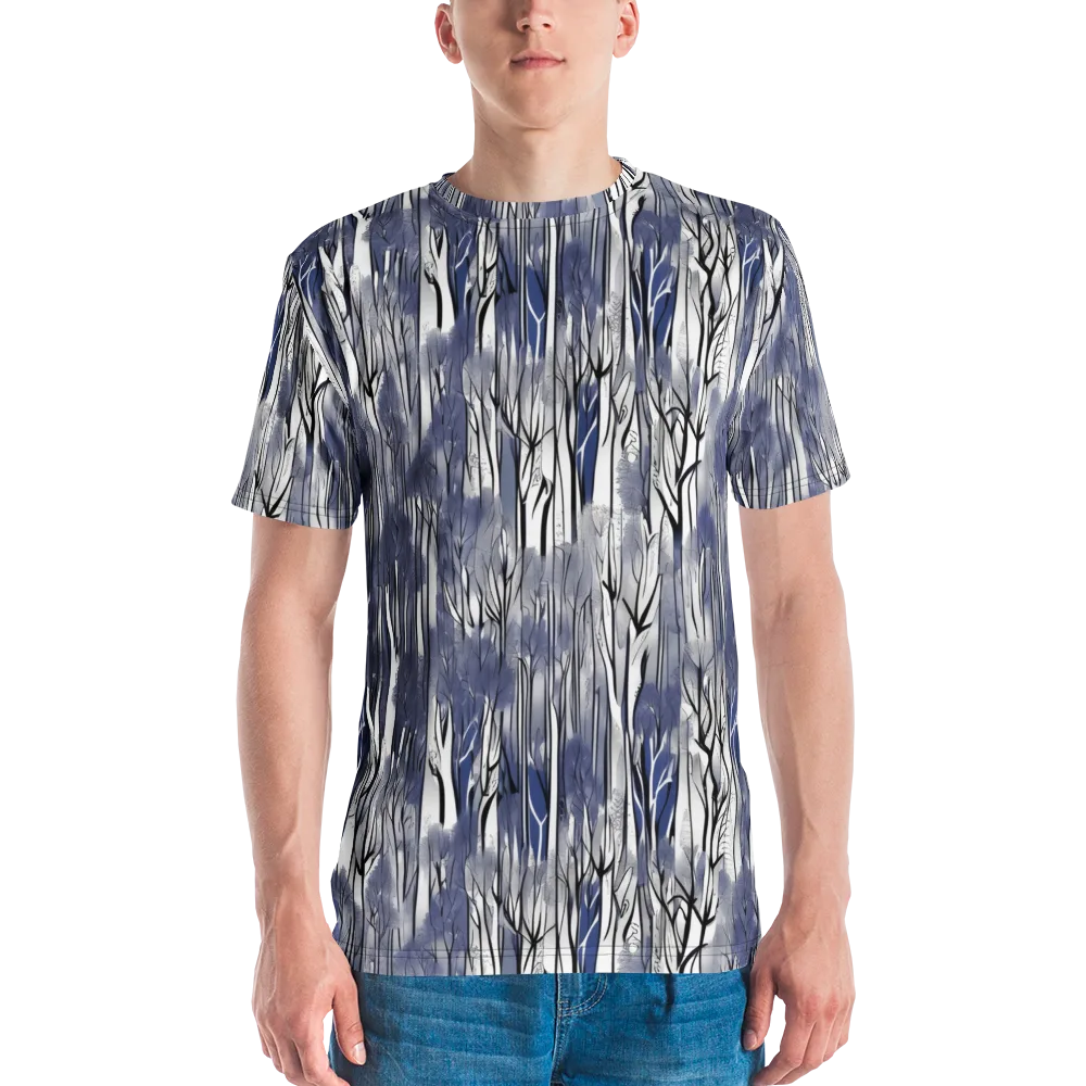 Bluewood Veil on Men's Crew Neck T-Shirt — Front