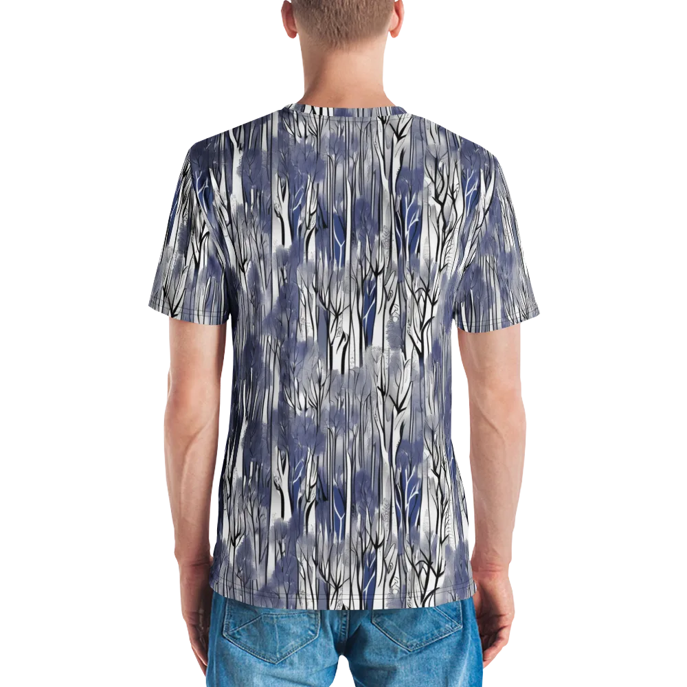 Bluewood Veil on Men's Crew Neck T-Shirt — Back
