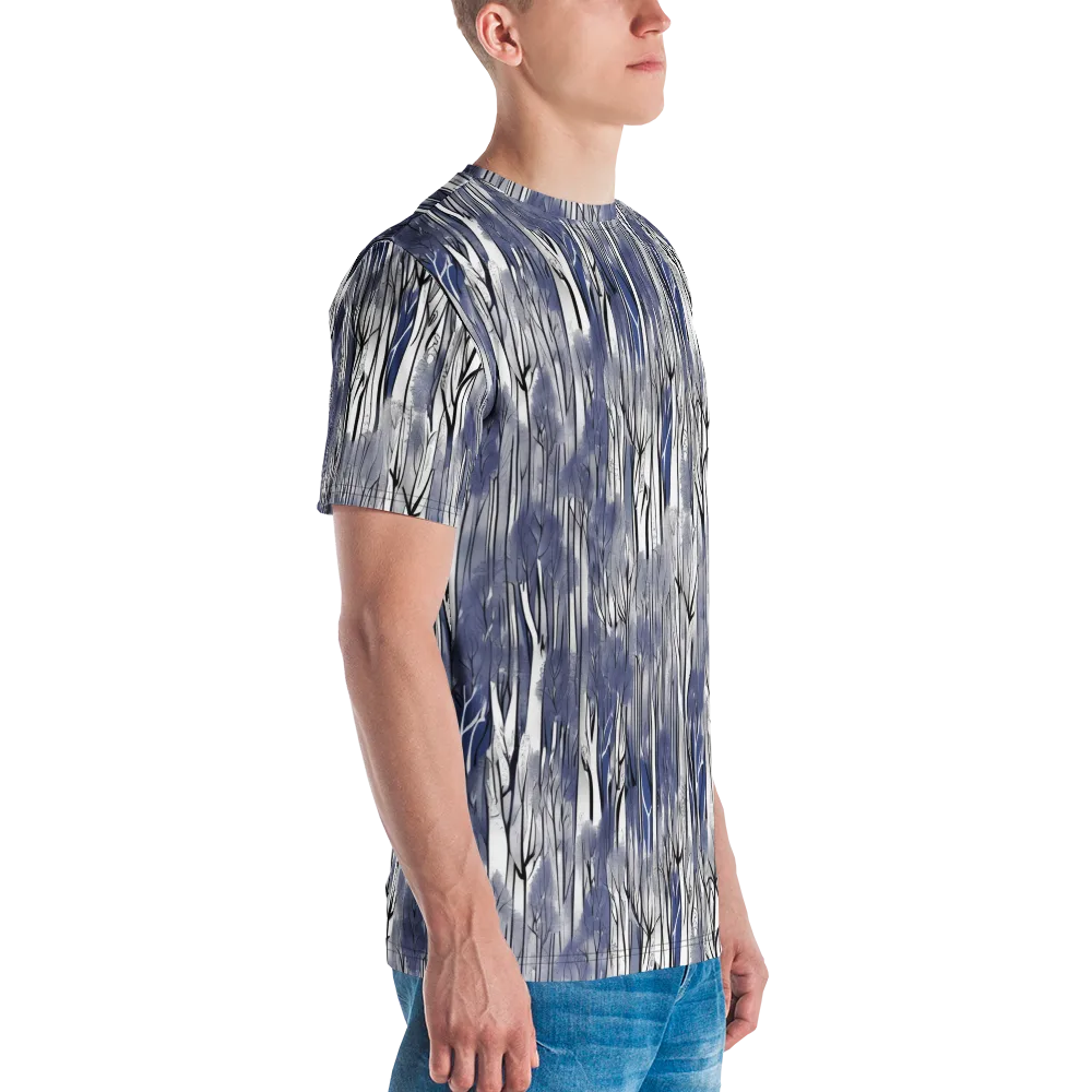 Bluewood Veil on Men's Crew Neck T-Shirt — Right