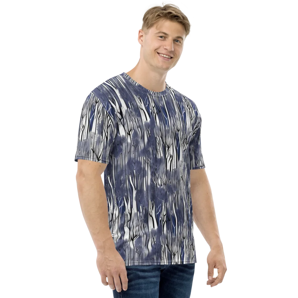 Bluewood Veil on Men's Crew Neck T-Shirt — Right
