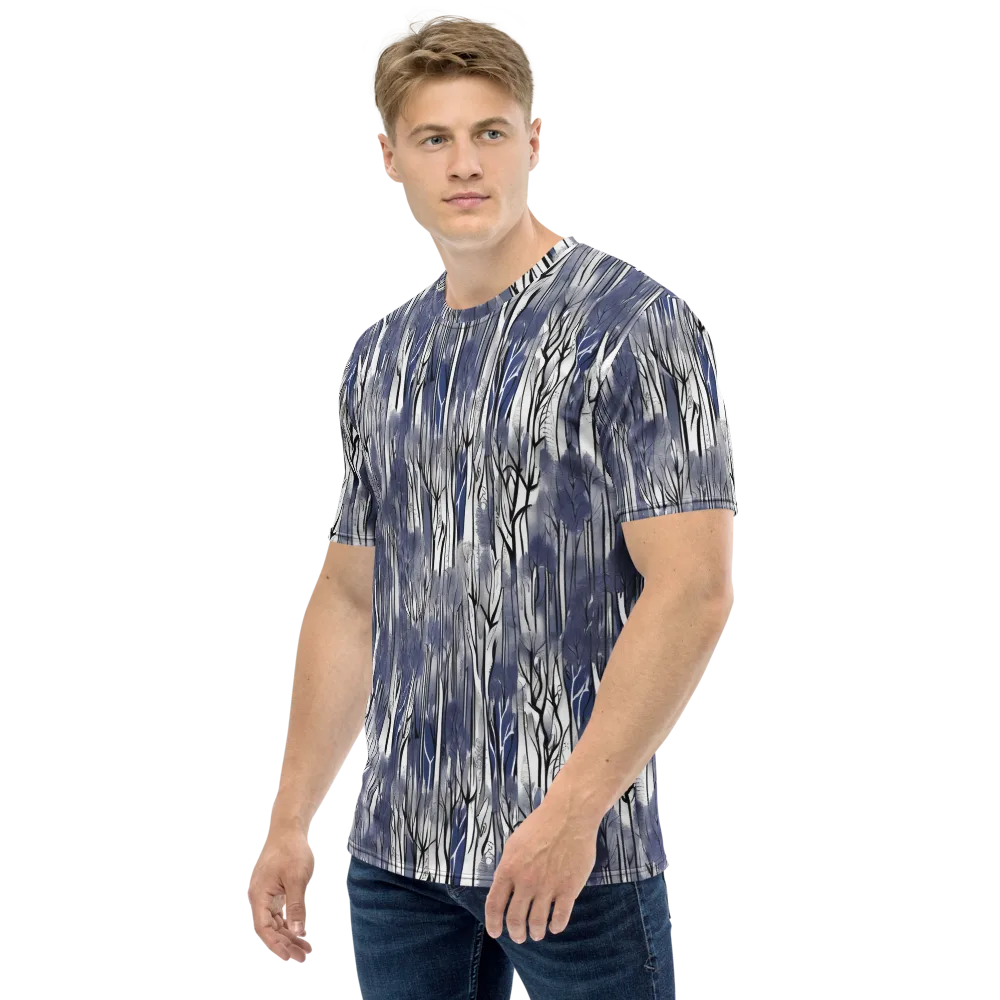 Bluewood Veil on Men's Crew Neck T-Shirt — Left