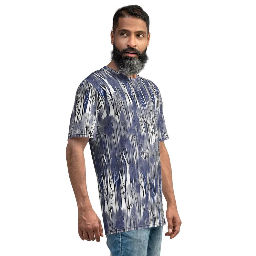 Bluewood Veil on Men's Crew Neck T-Shirt — Right