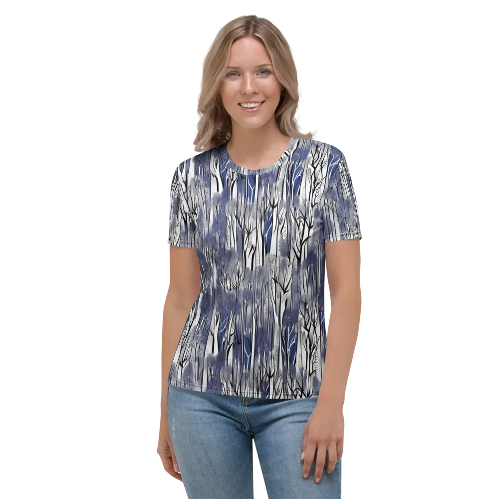 Bluewood Veil on Women's Crew Neck T-Shirt — Front