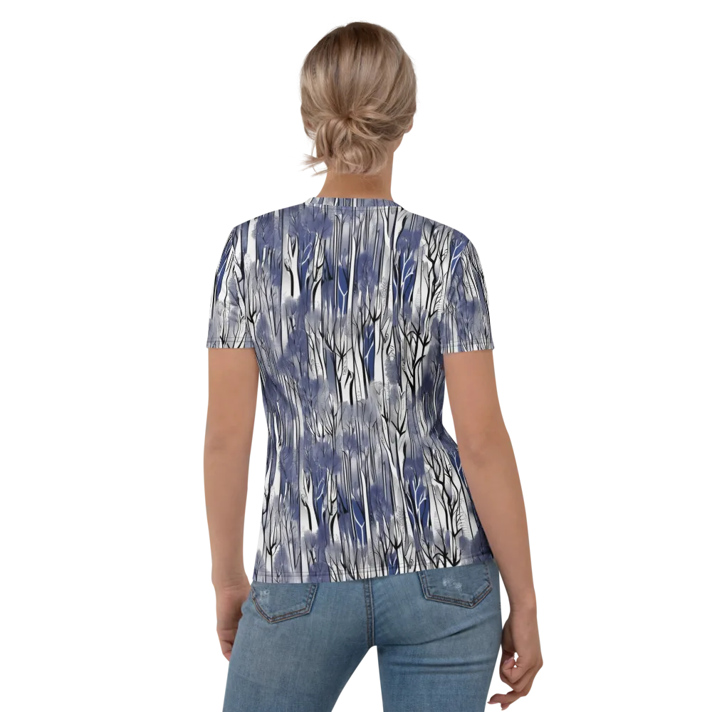 Bluewood Veil on Women's Crew Neck T-Shirt — Back