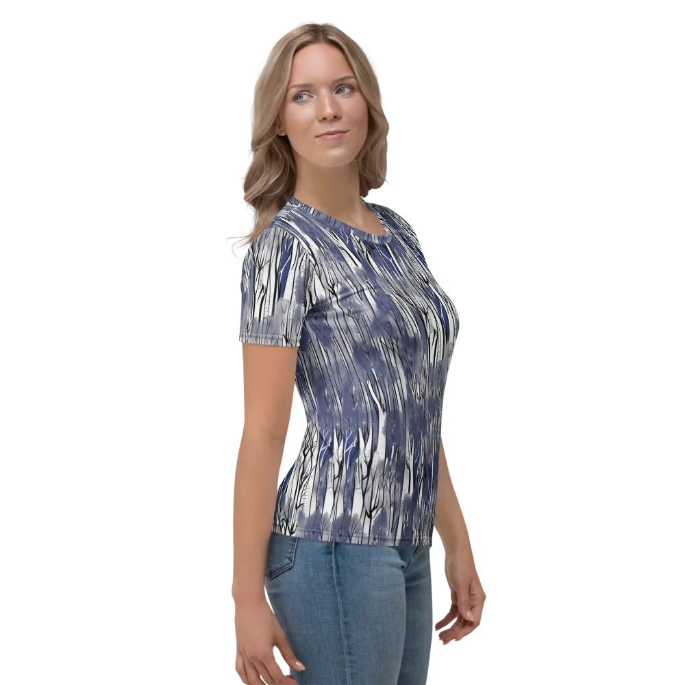 Bluewood Veil on Women's Crew Neck T-Shirt — Right