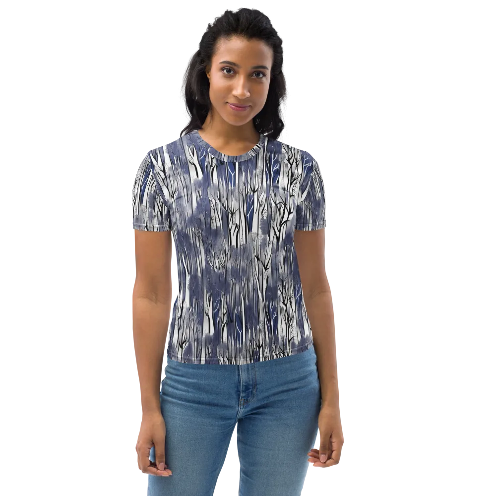 Bluewood Veil on Women's Crew Neck T-Shirt — Front