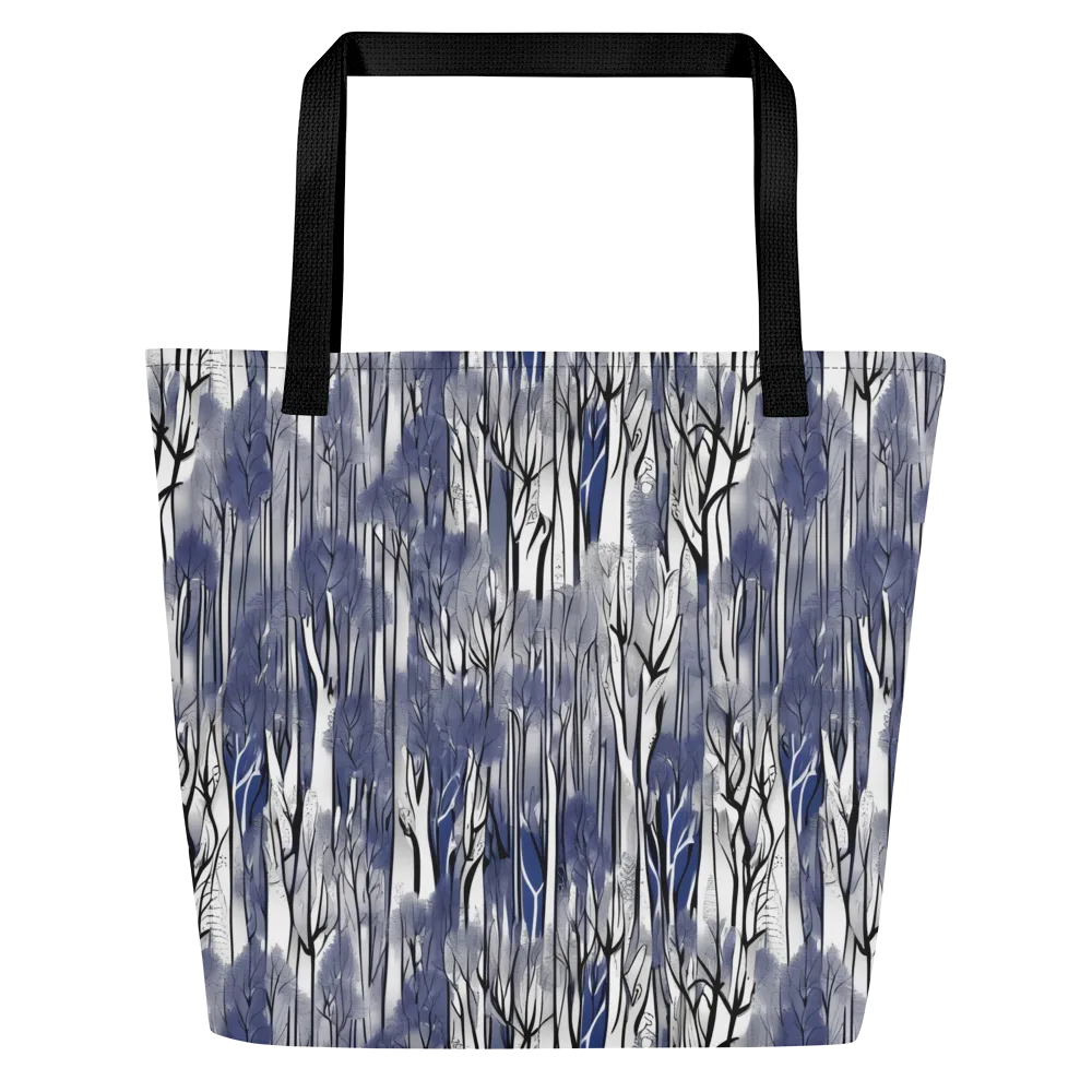 Bluewood Veil on Large Tote Bag W/ Pocket — Front