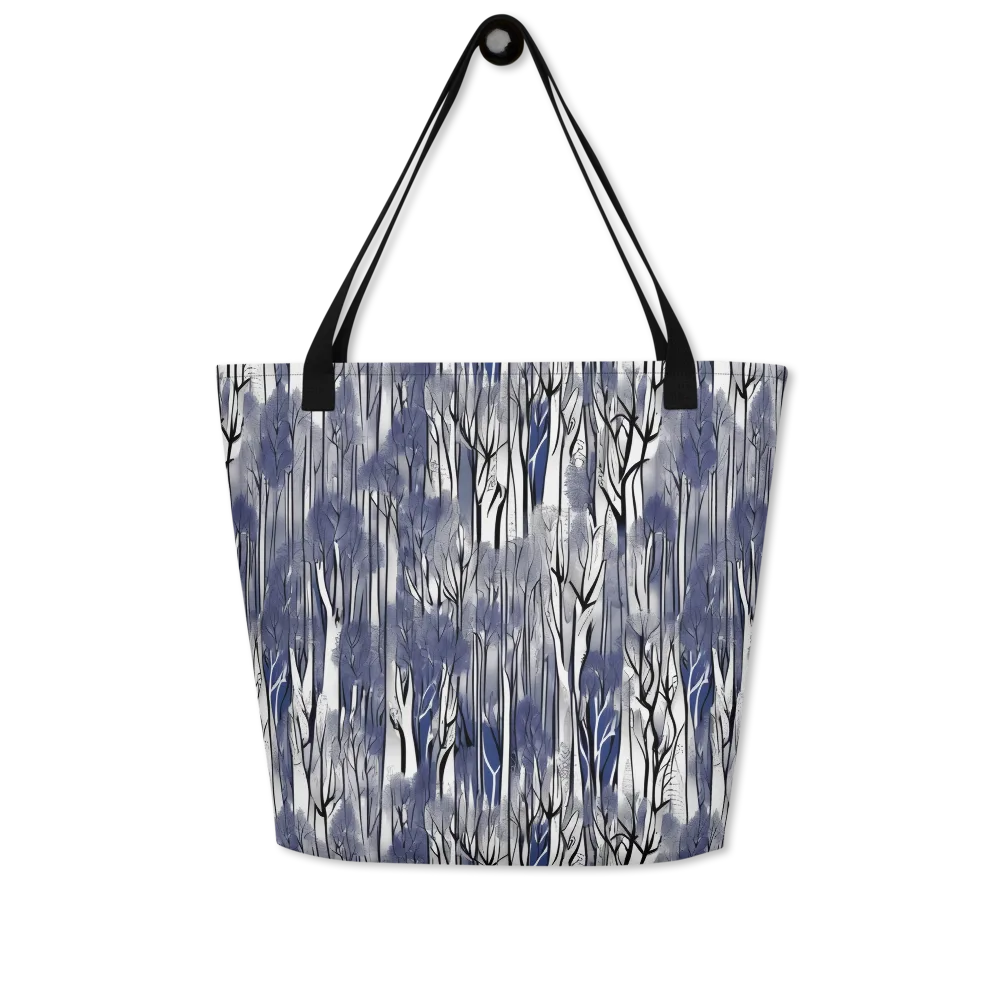 Bluewood Veil on Large Tote Bag W/ Pocket — Front