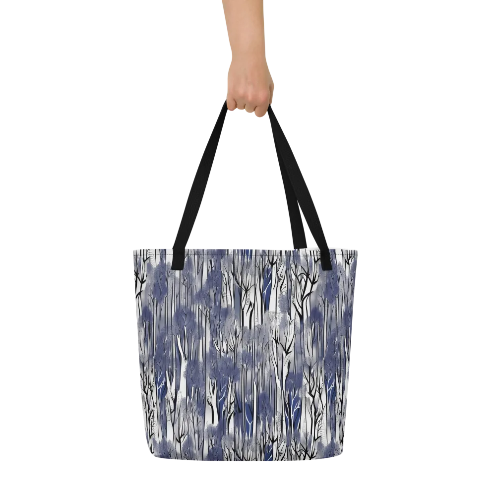 Bluewood Veil on Large Tote Bag W/ Pocket — Front
