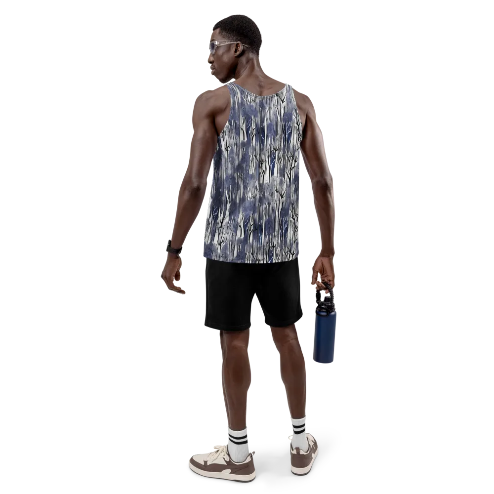 Bluewood Veil on Men's Tank Top — Back