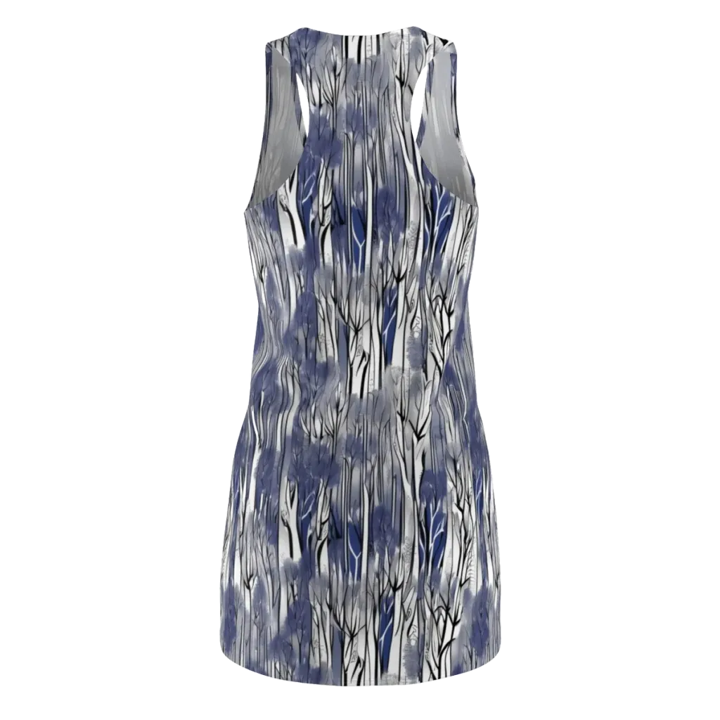 Bluewood Veil on Racerback Dress — Back