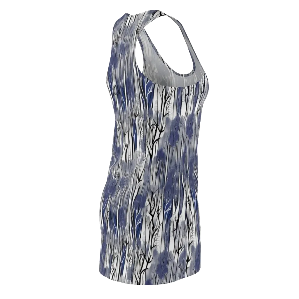 Bluewood Veil on Racerback Dress — Back Side