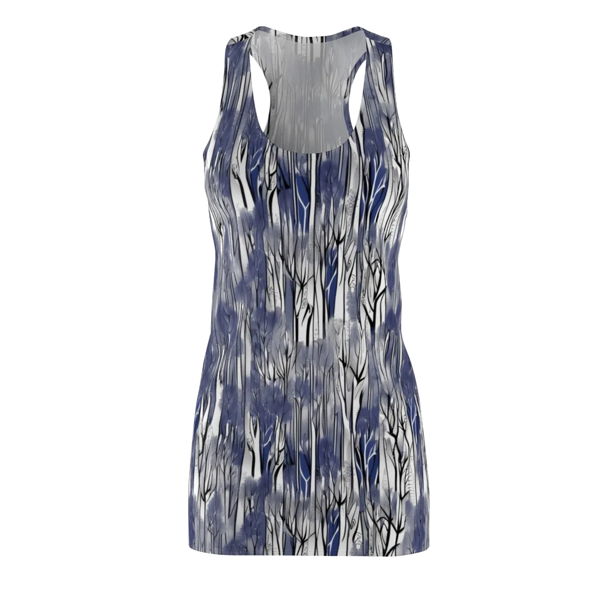 Bluewood Veil on Racerback Dress — Front