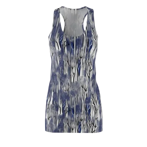 Bluewood Veil on a Racerback Dress