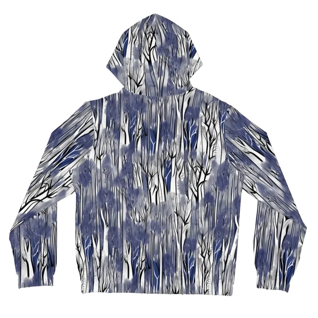 Bluewood Veil on Women's Full-Zip Hoodie — Back