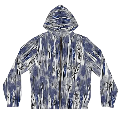 Bluewood Veil on a Women's Full-Zip Hoodie
