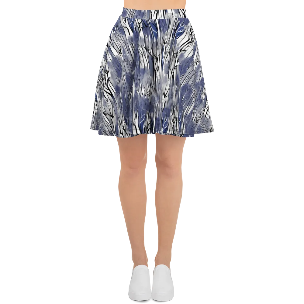Bluewood Veil on Skater Skirt — Front