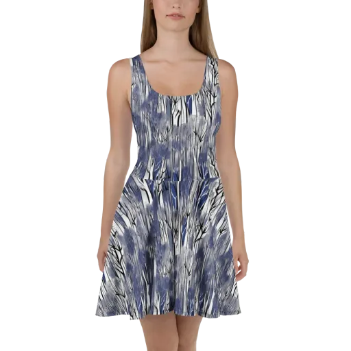 Bluewood Veil on a Skater Dress