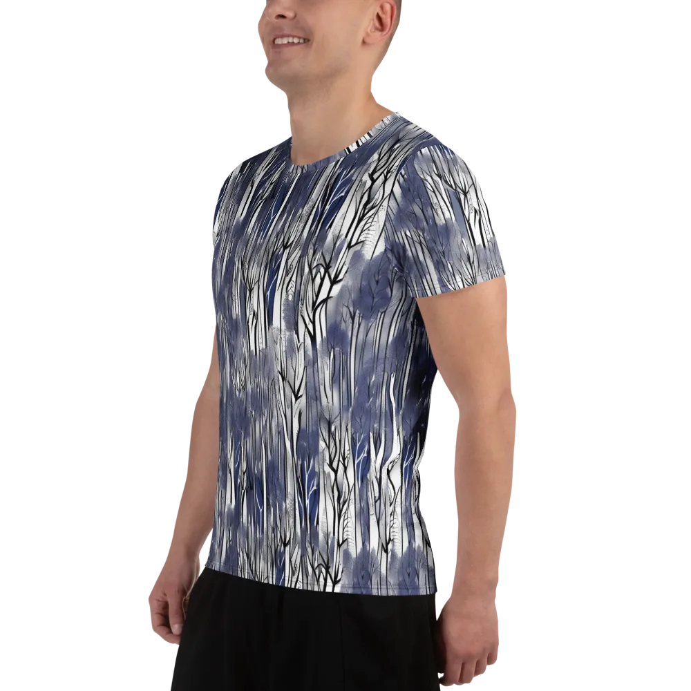 Bluewood Veil on Men's Athletic T-Shirt — Left