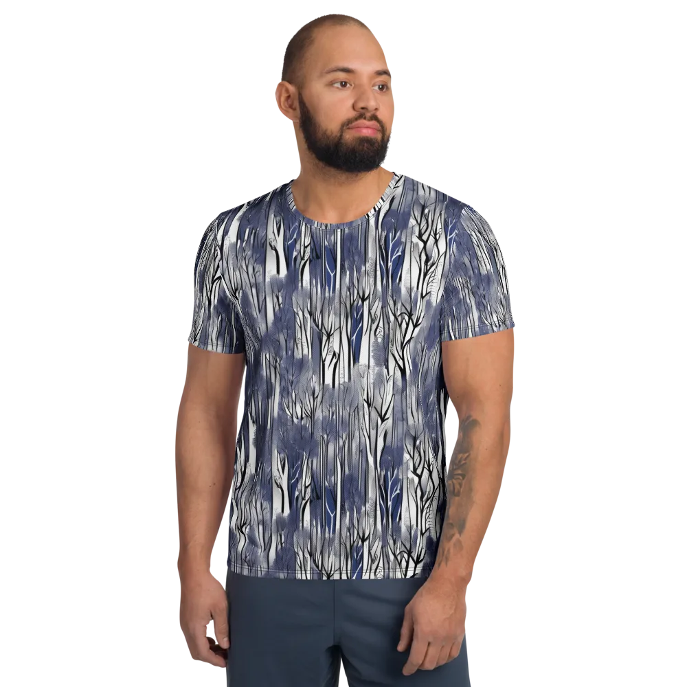 Bluewood Veil on Men's Athletic T-Shirt — Front