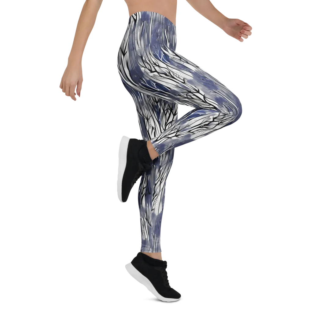 Bluewood Veil on Leggings — Right