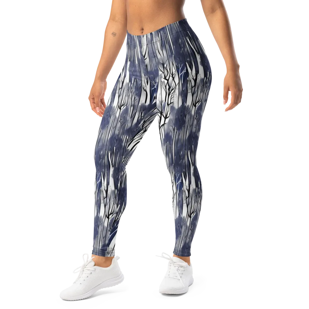 Bluewood Veil on Leggings — Left Front