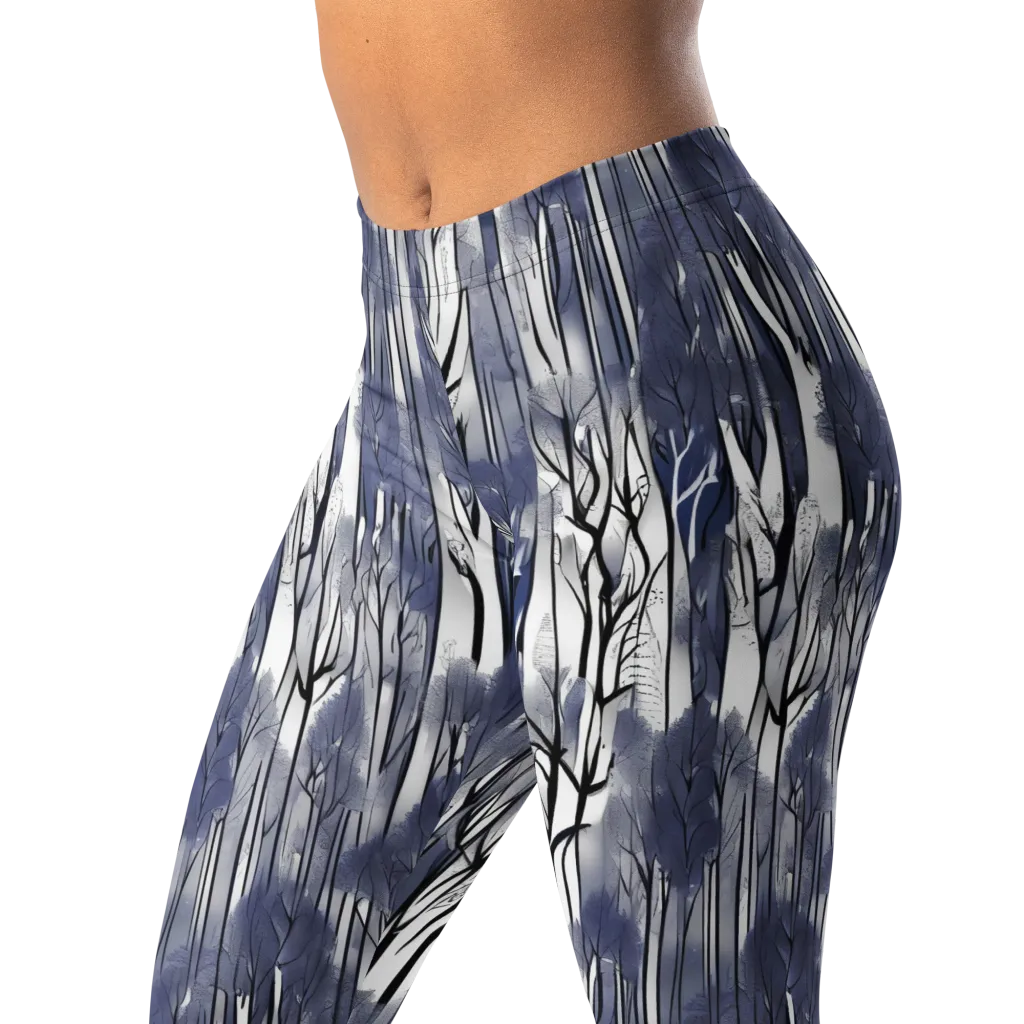 Bluewood Veil on Leggings — Left Front