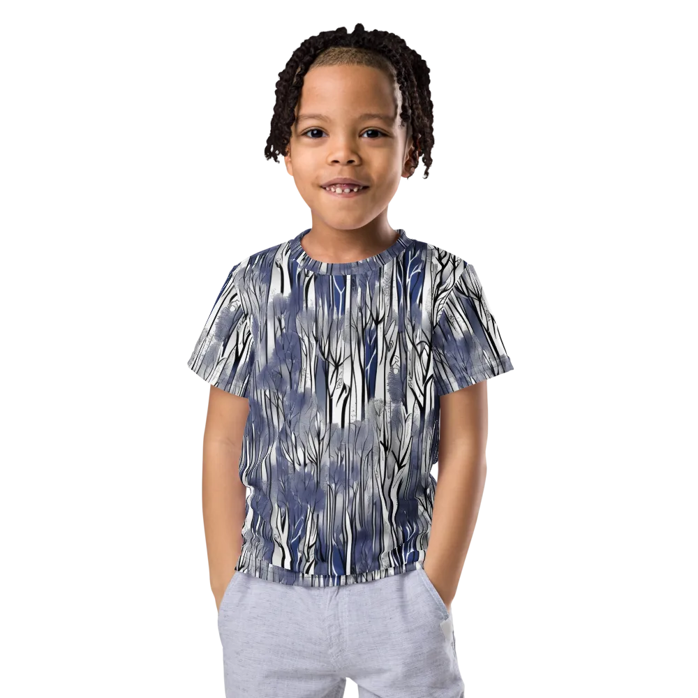 Bluewood Veil on Kids Crew Neck T-Shirt — Front