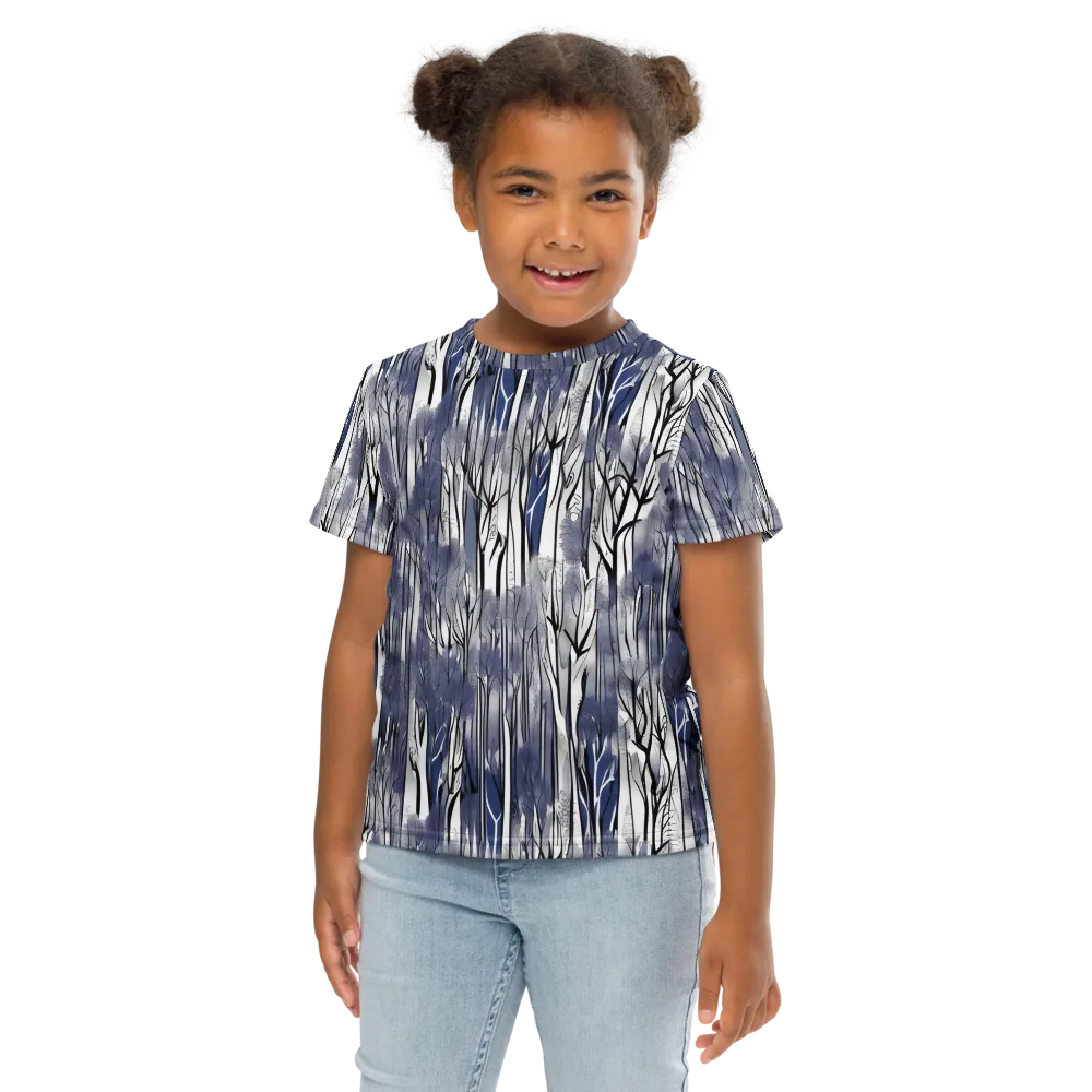 Bluewood Veil on Kids Crew Neck T-Shirt — Front