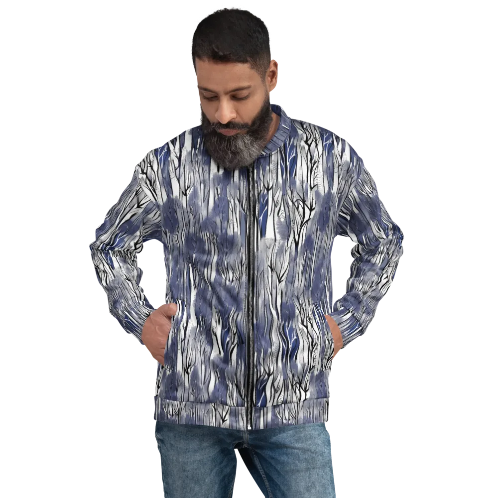 Bluewood Veil on Bomber Jacket — Front