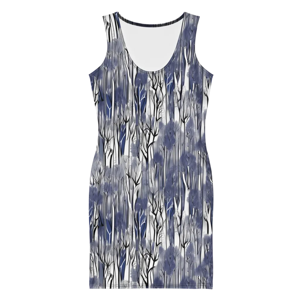 Bluewood Veil on Bodycon Dress — Front