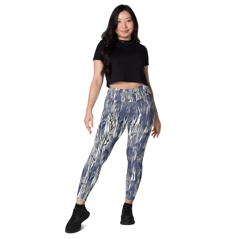 Bluewood Veil on Leggings with Pockets — Front
