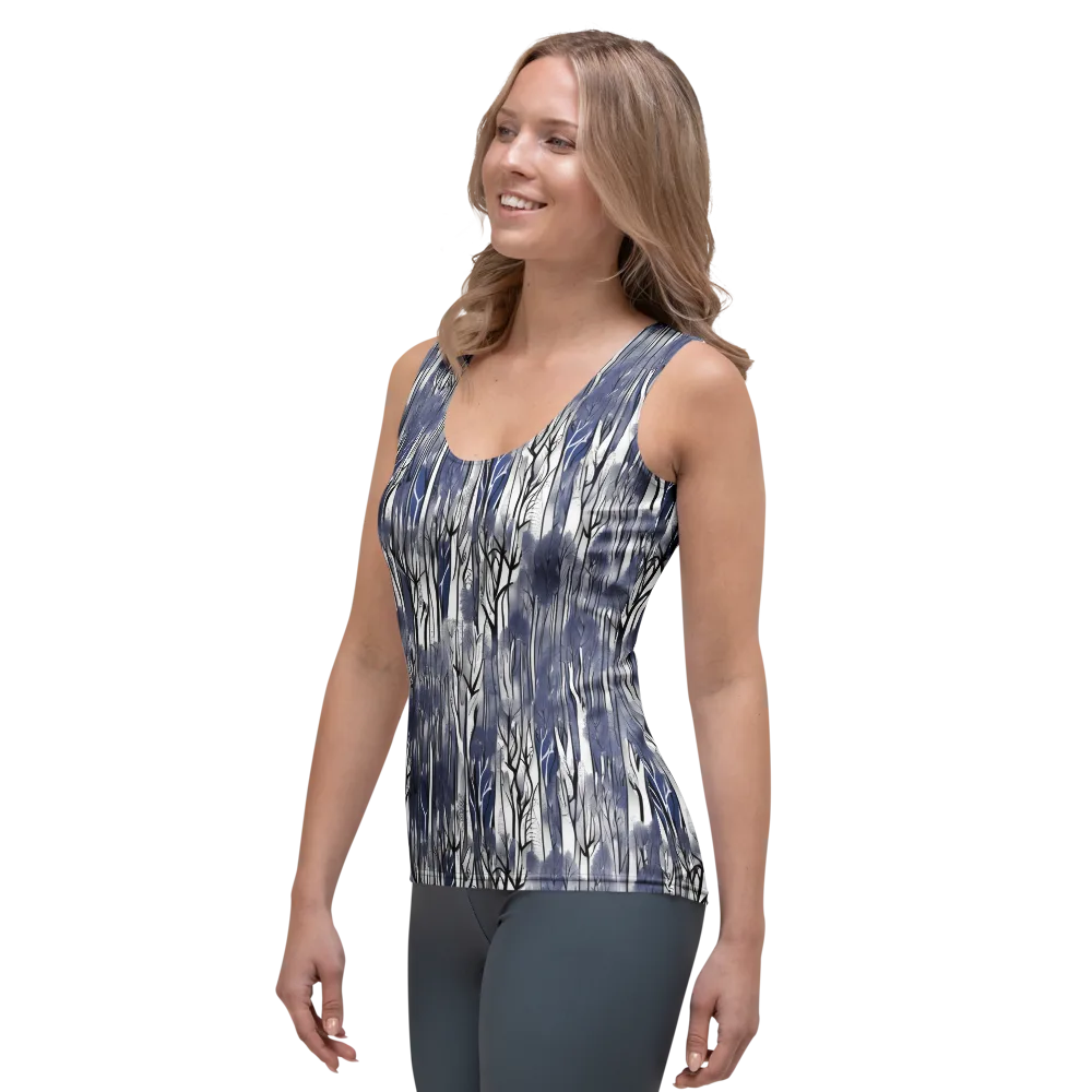 Bluewood Veil on Women's Tank Top — Left Front